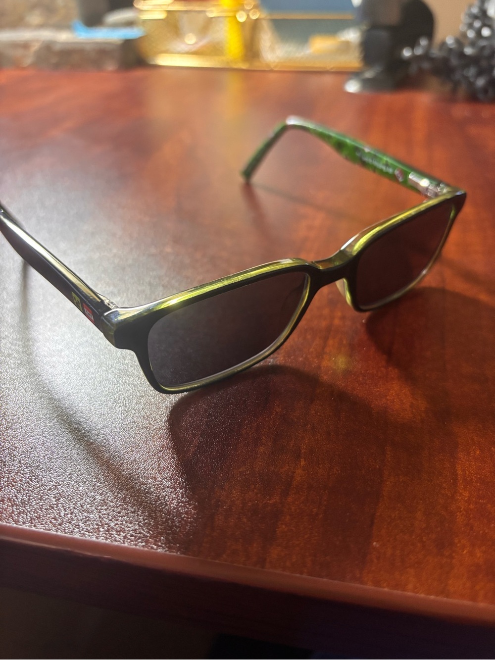 Minecraft Creeper TNT Youth Sunglasses Official Mojang Black Green 46-16-125